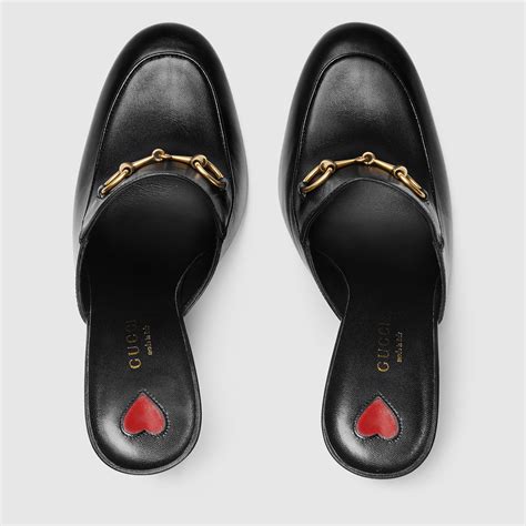 replica gucci slides mules|Gucci leather mules.